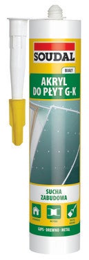 Akryl do płyt gips-karton Soudal biały 280ml