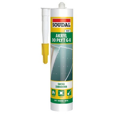 Akryl do płyt gips-karton Soudal biały 280ml