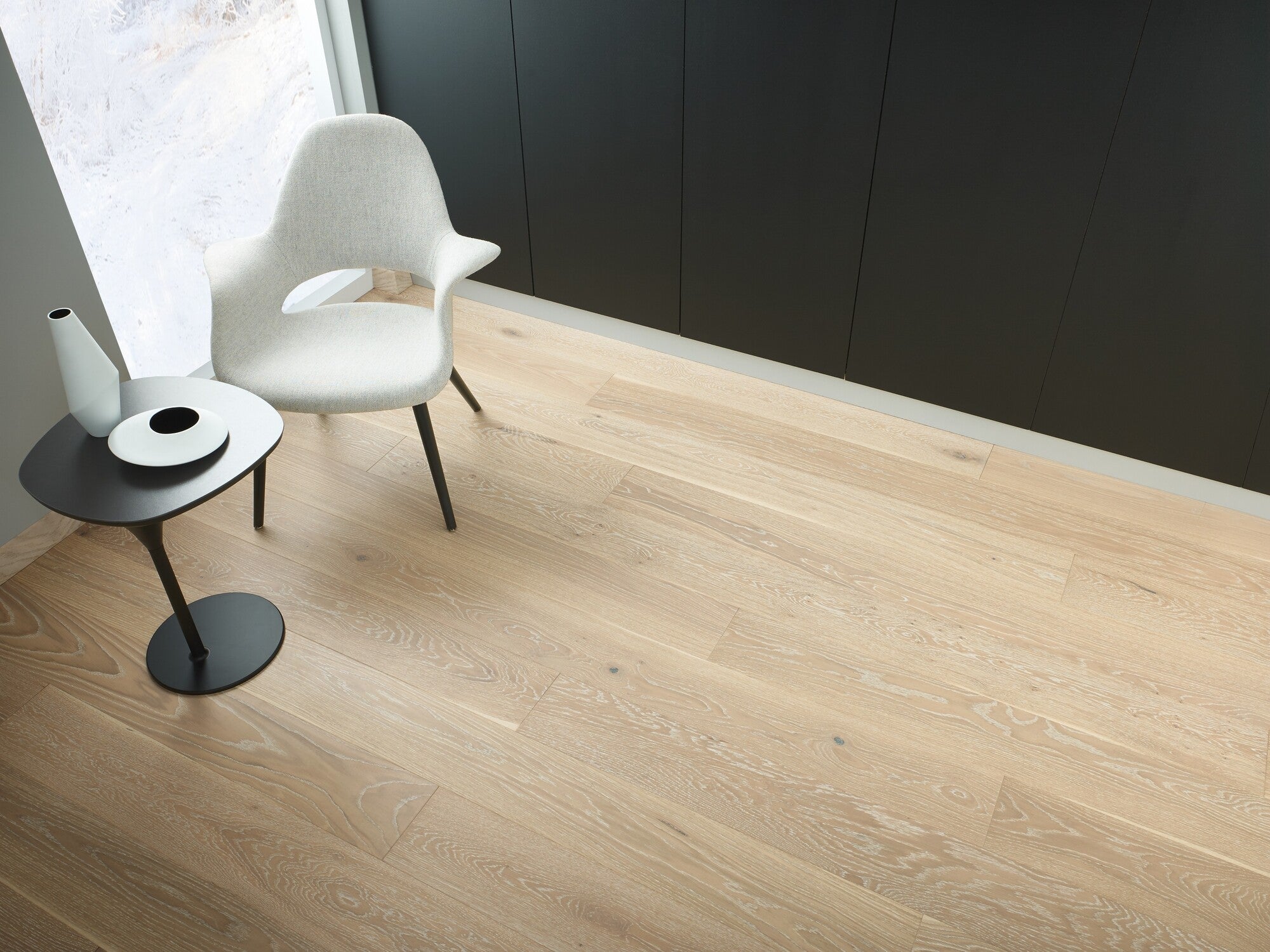 Deska podłogowa Dąb Cream Advance 3-warstw. 1-lam. 4V szczotkowana op.0,99m2 2