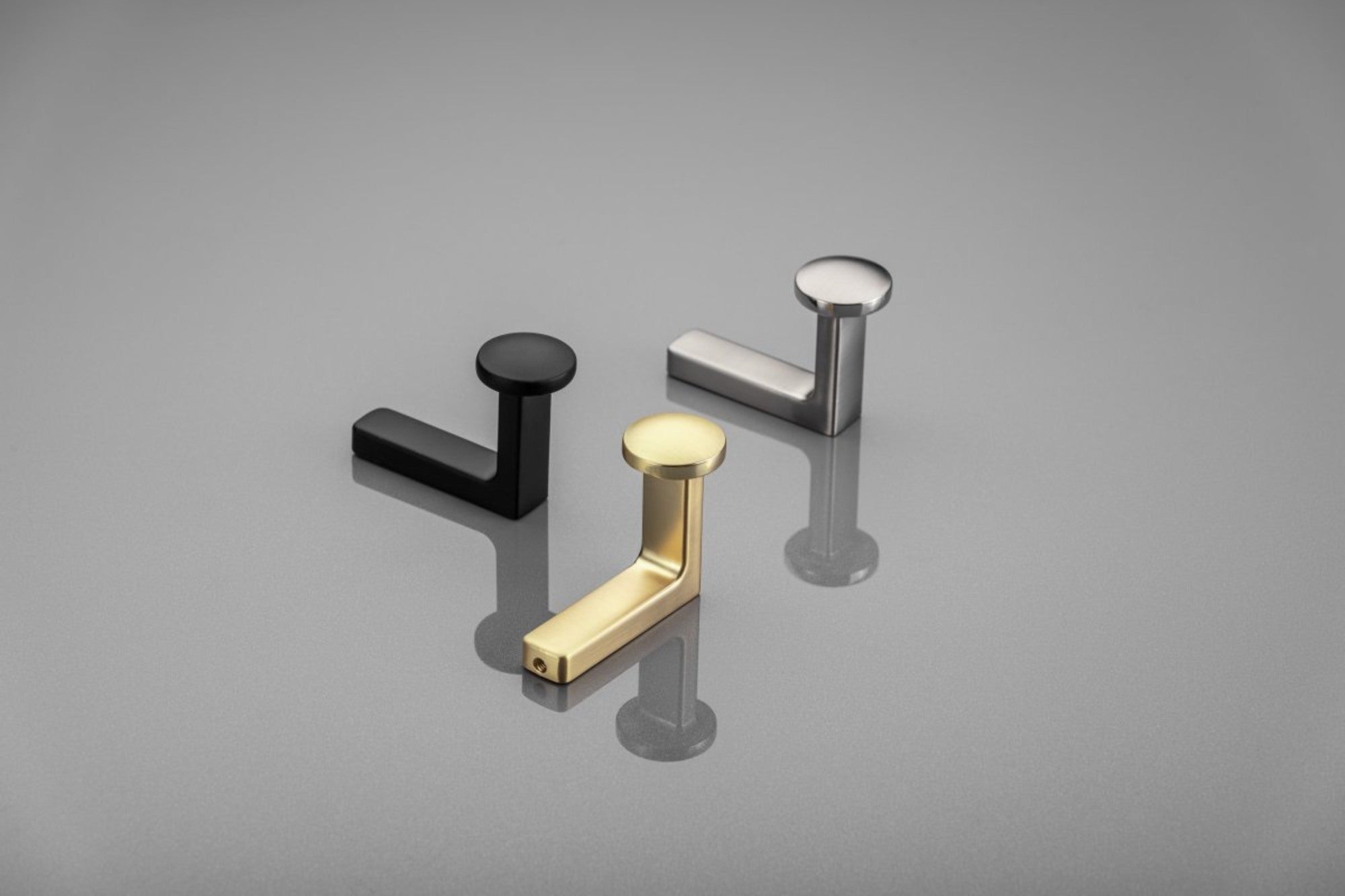 Wieszak pojedyńczy stal szczotkowana 0