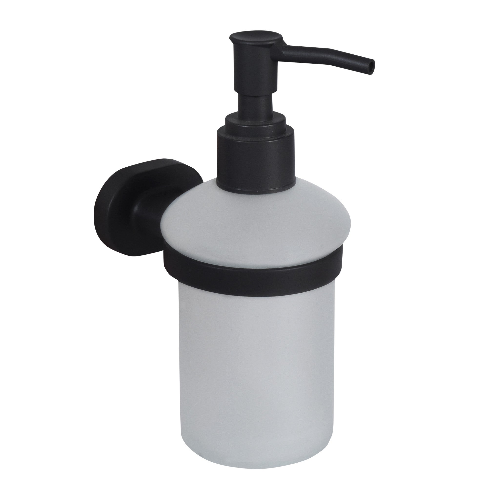 Dozownik mydła Bisk GO czarny mat