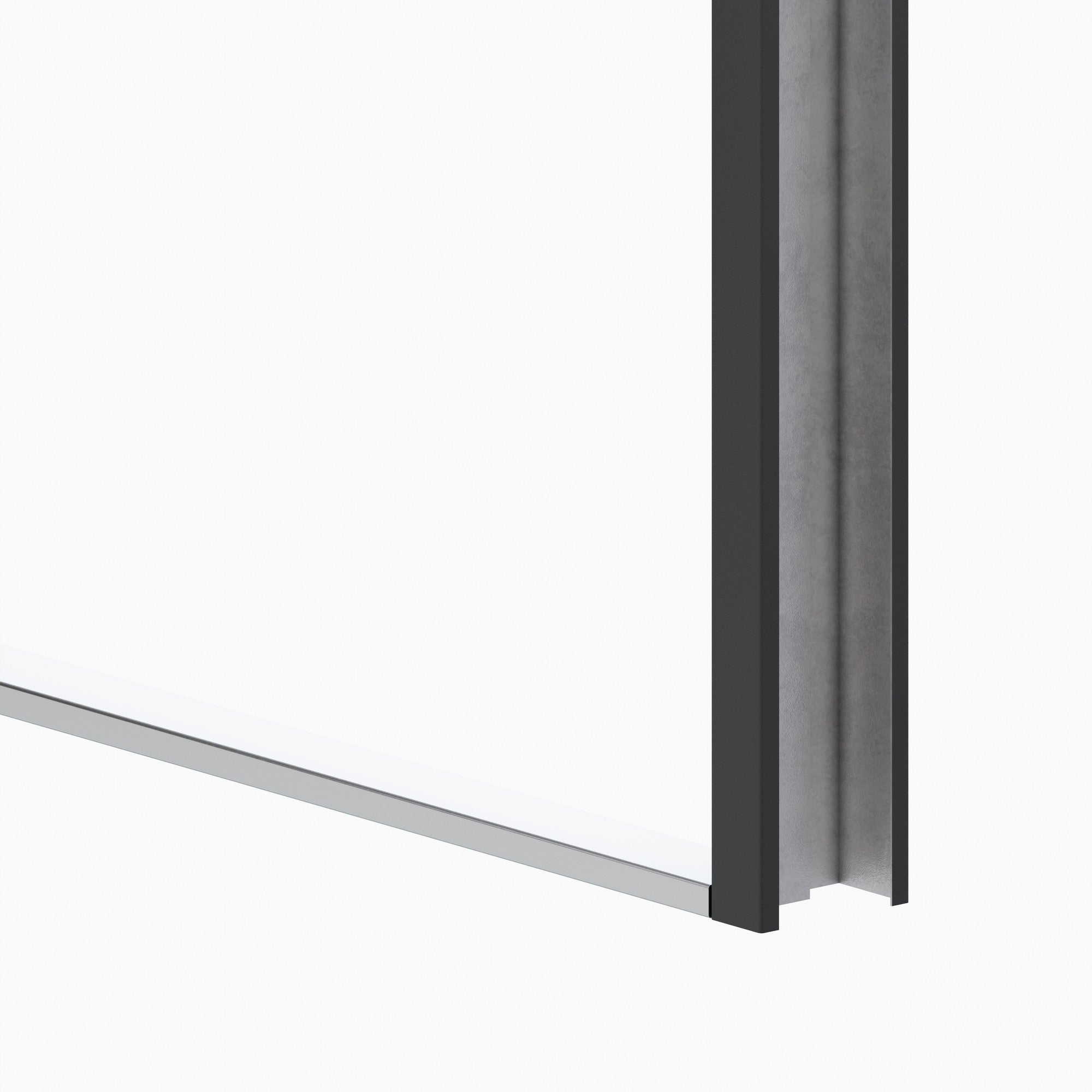 Drzwi stalowe WIEN szklone antracyt 80 lewe 6