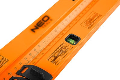 Kątomierz nastawny z poziomicą 500 mm, 2 libelle, ołówek 72-225 NEO TOOLS 3