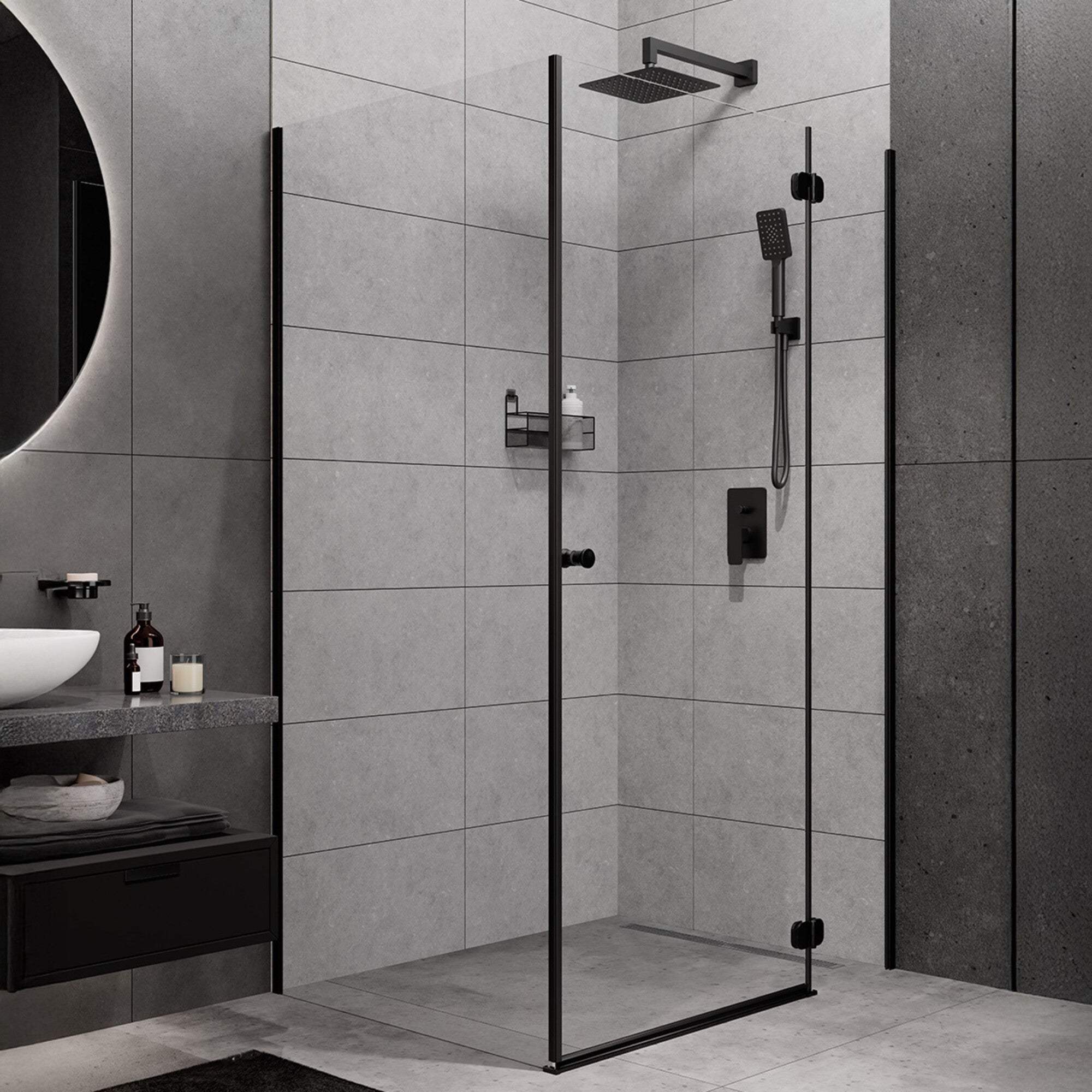 System podtynkowy prysznicowy Valvex Remo czarny 1