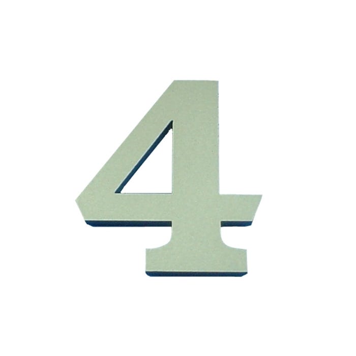 Cyfra 4 samoprzylepna oliwkowa 50 mm