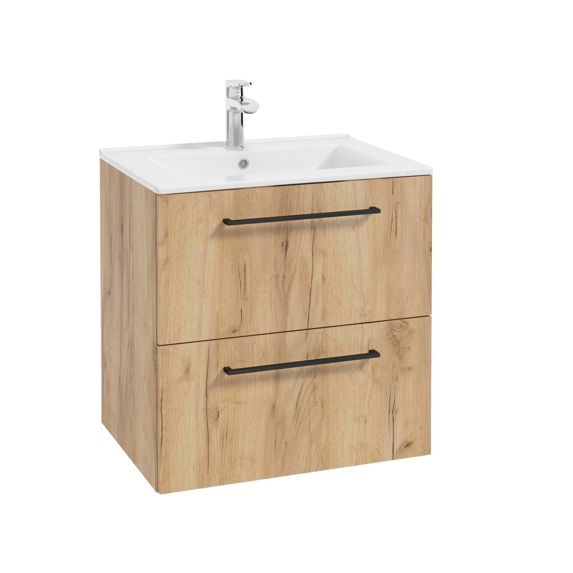 Szafka pod umywalkę Metro System 60 cm dąb