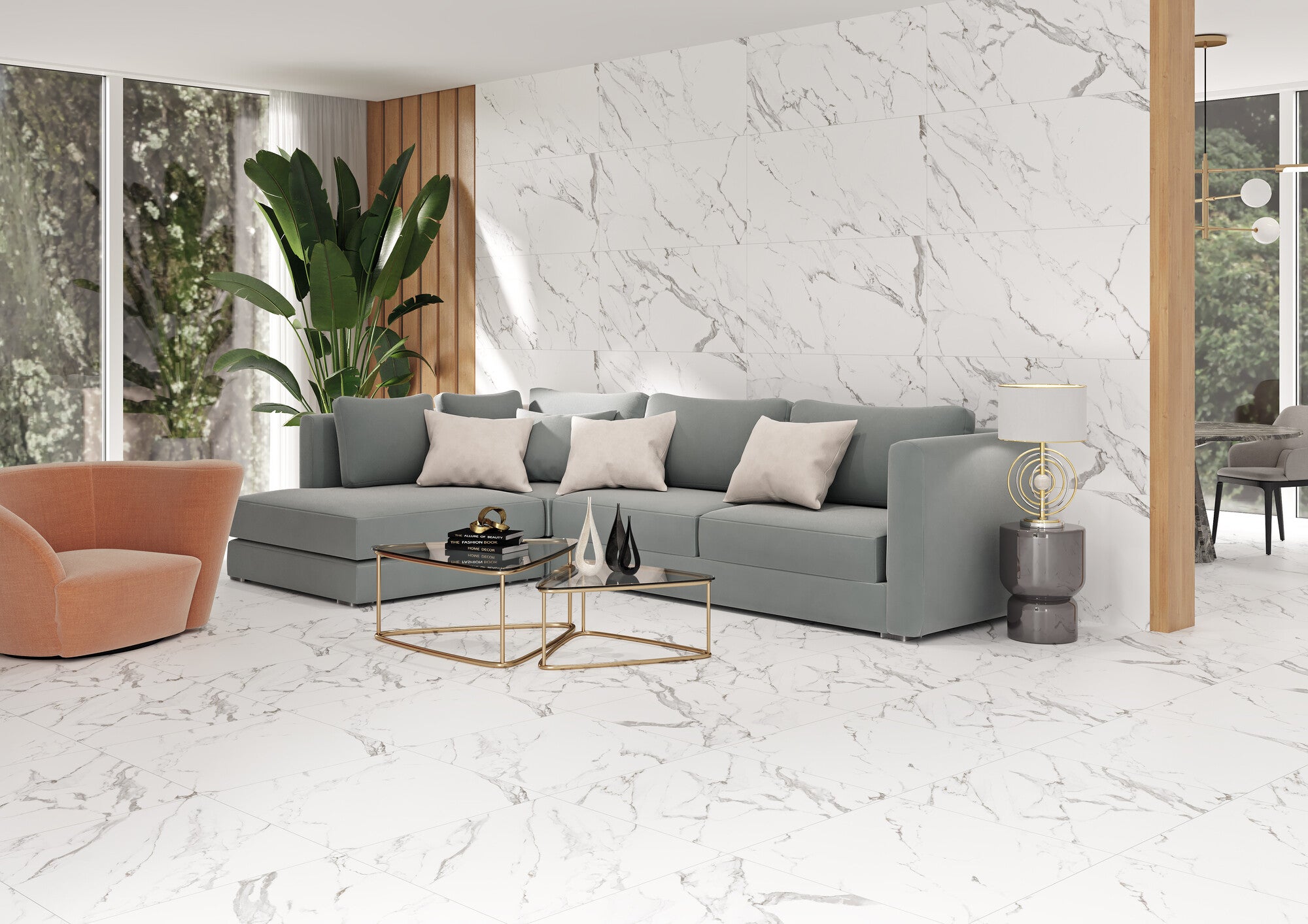 Gres szkliwiony Atelia white 59,8x119,8 cm 1.43 m2 3