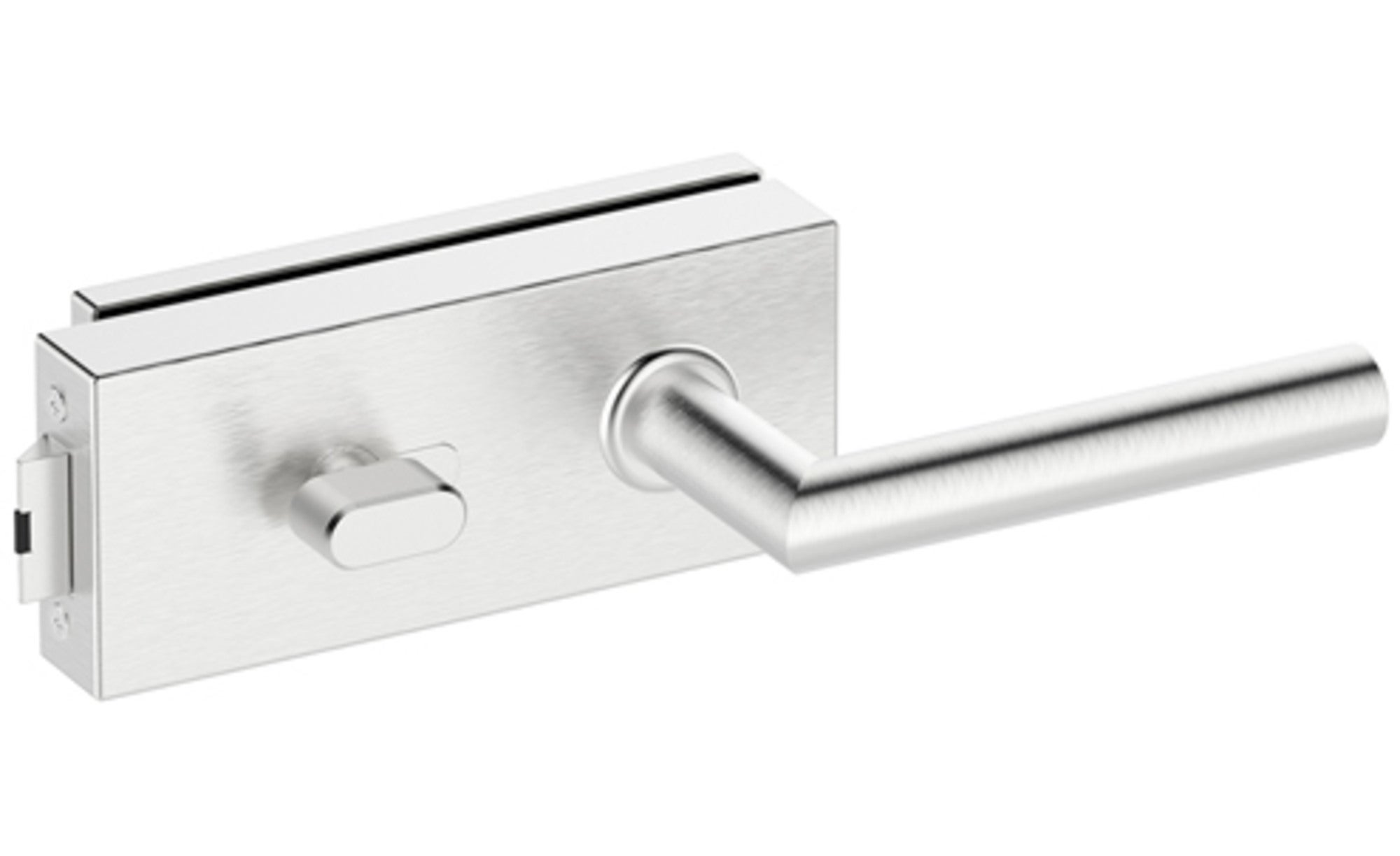 Okucia do drzwi Plato zamek WC prawy wewnętrzny