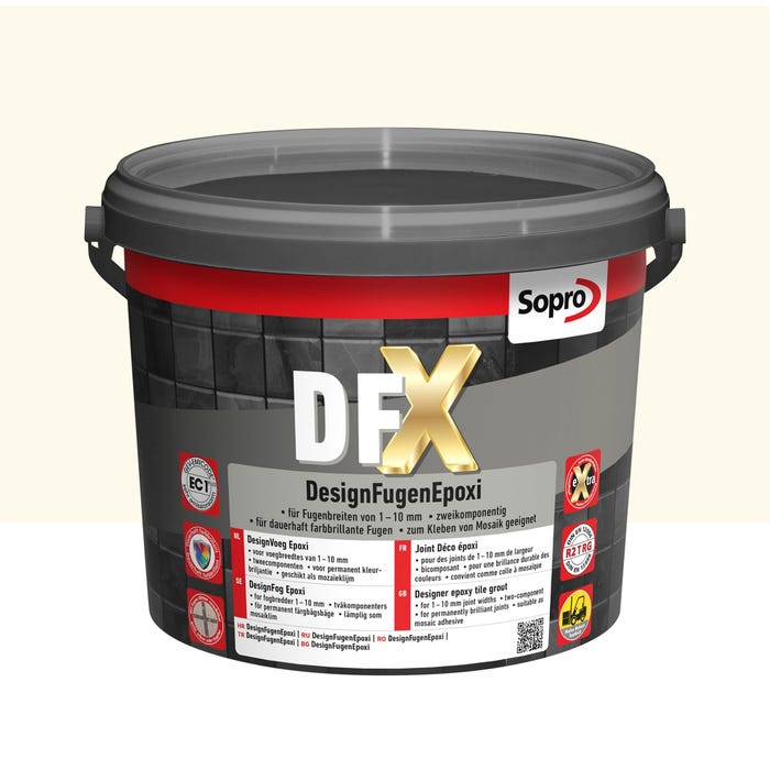 Fuga epoksydowa DFX biały 10 16 3kg