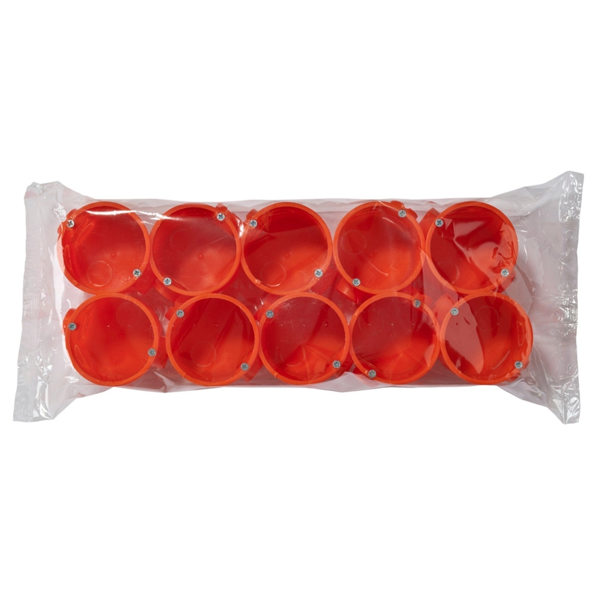 Puszka podtynkowa PK60 PRO płytka łączona z wkrętami Ø 60mm 10szt