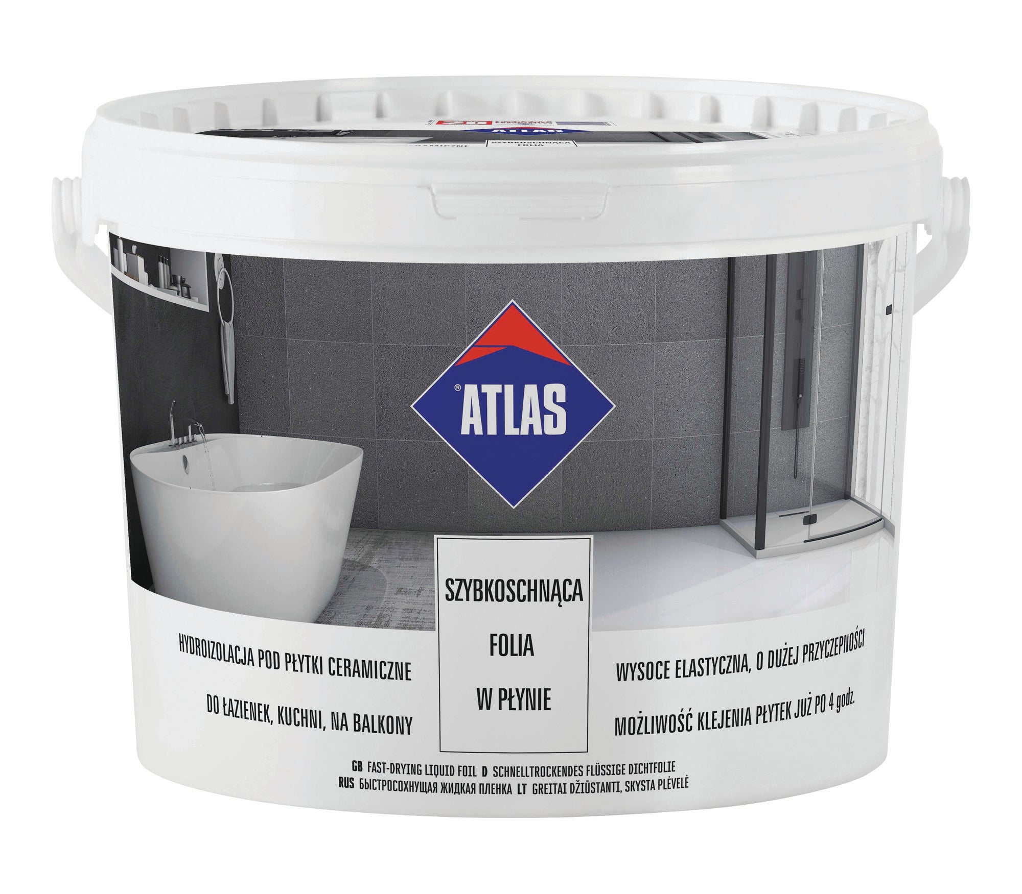 Szybkoschnąca folia w płynie Atlas 15 kg 1