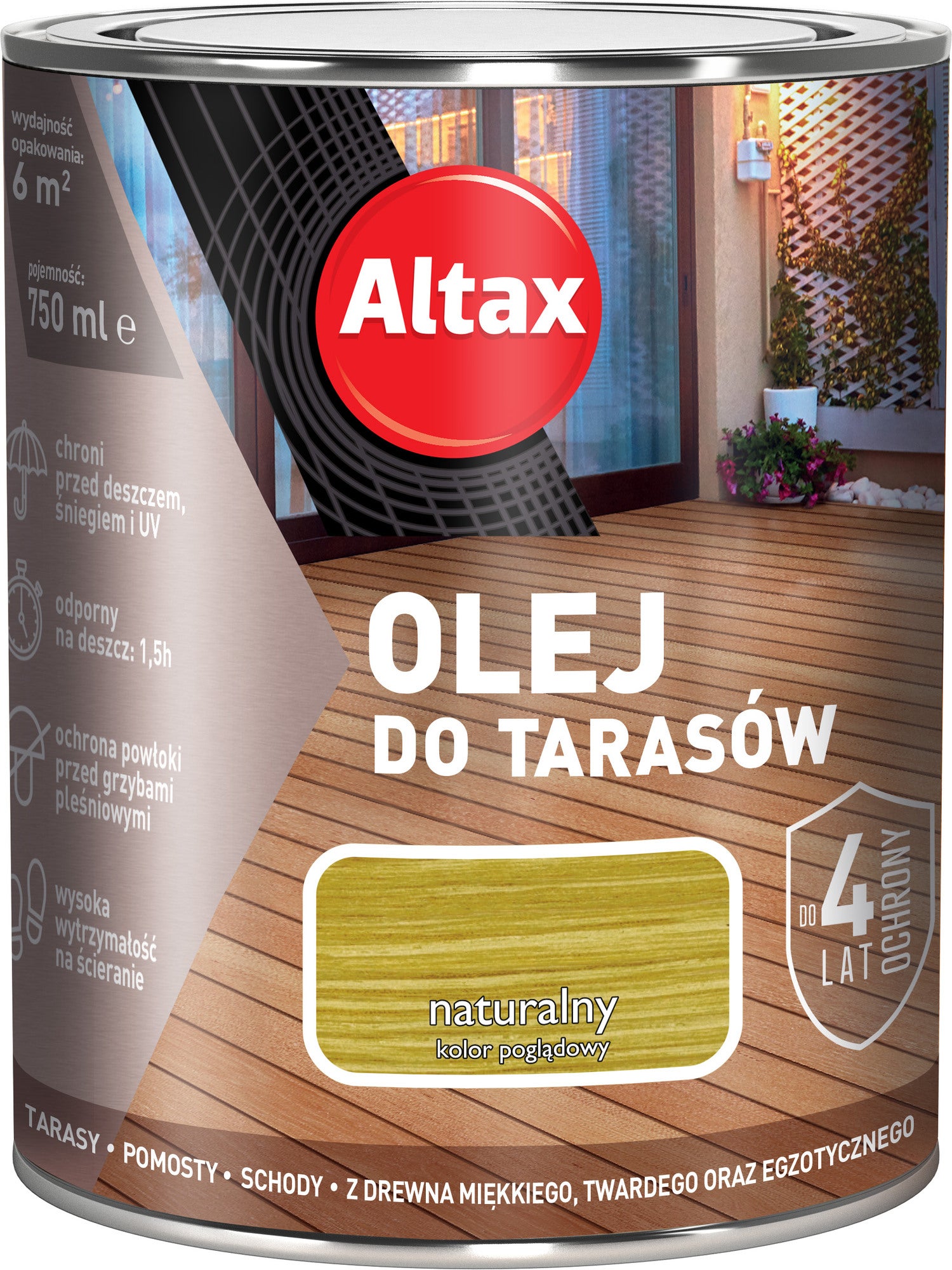 Olej do tarasu Altax naturalny 0,75l