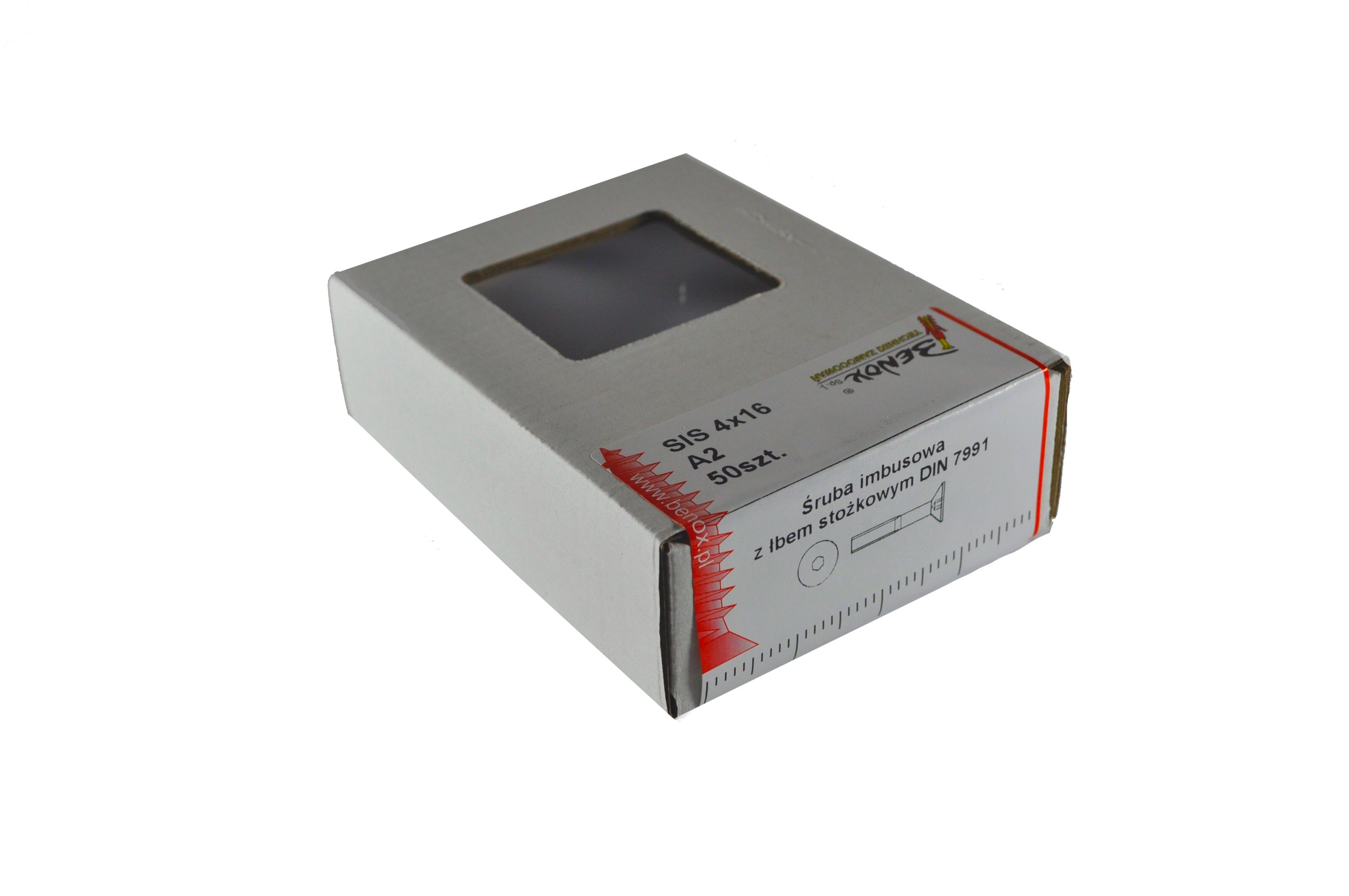 Śruba M4x16 mm DIN 7991 (50 szt.) 2