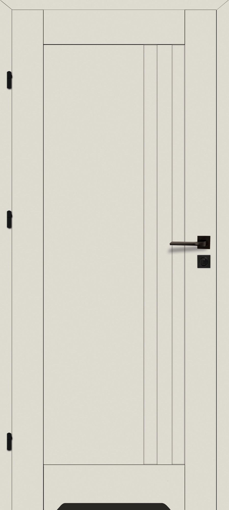 Skrzydło łazienkowe Evi 20 80 lewe grau