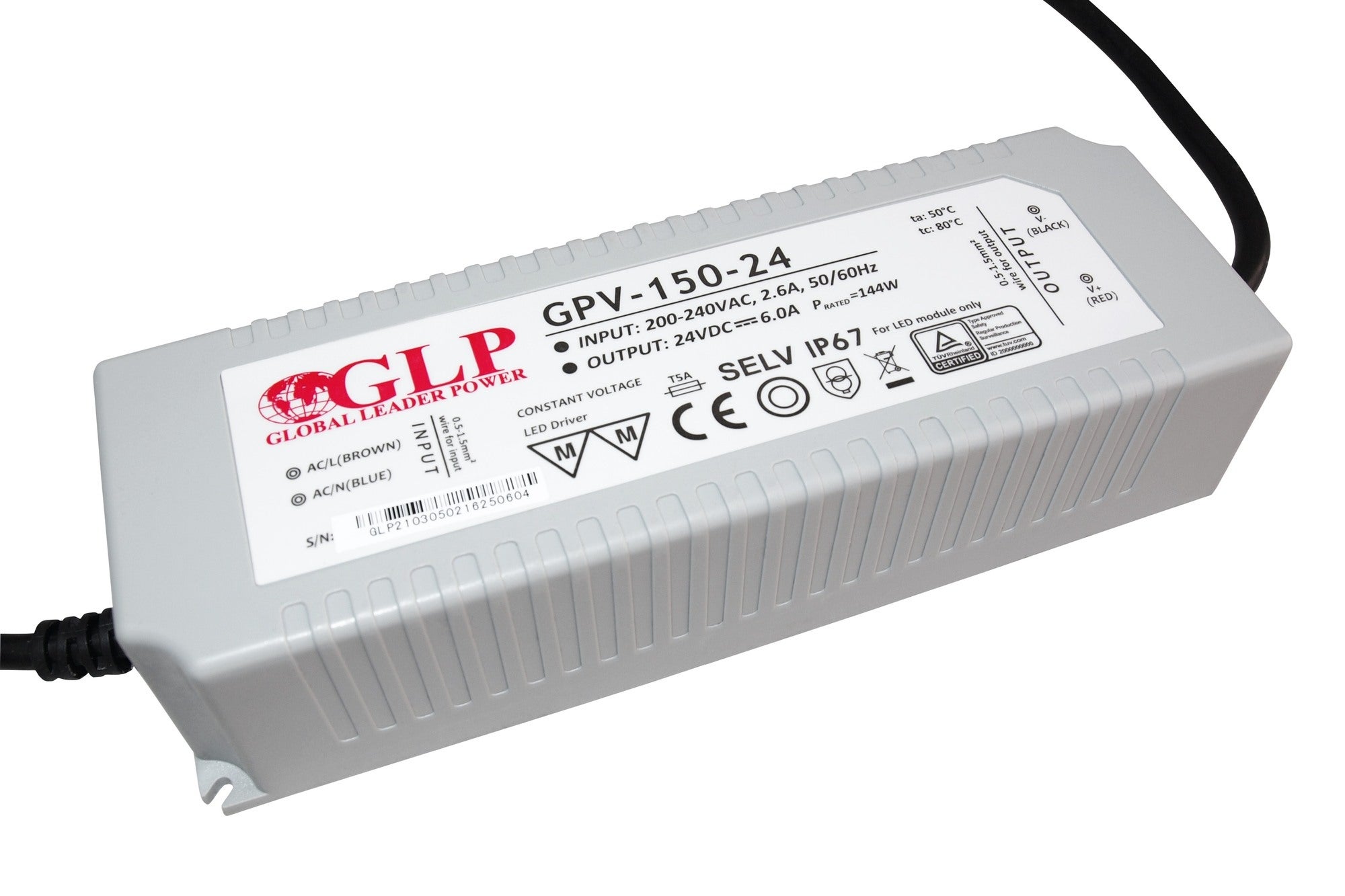 Zasilacz LED GPV 150W 24V IP67