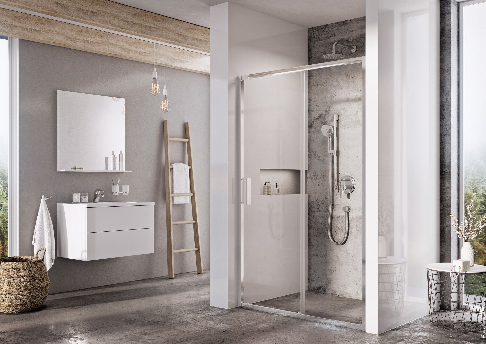 Drzwi prysznicowe Ravak Blix Slim 110 cm chrom 4