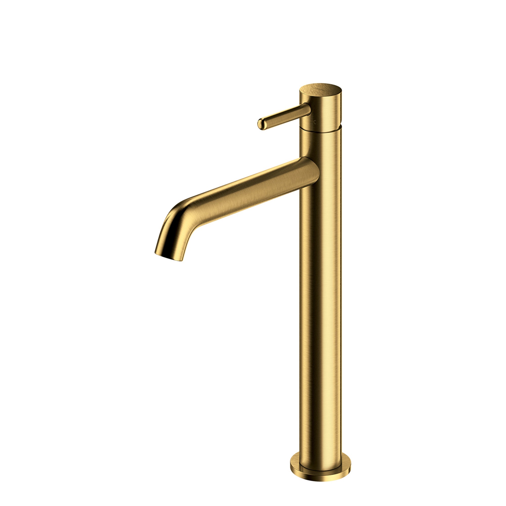 Bateria umywalkowa wysoka Omnires Y złota szczotkowana