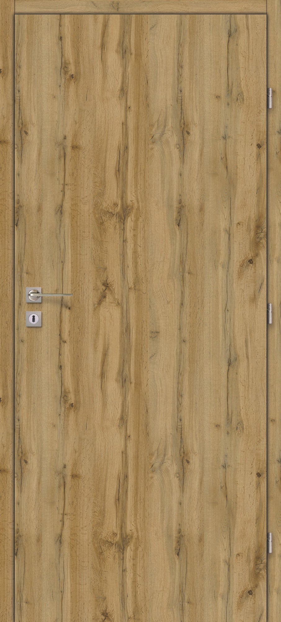 Skrzydło pełne gładkie 90 prawe dąb olejowany