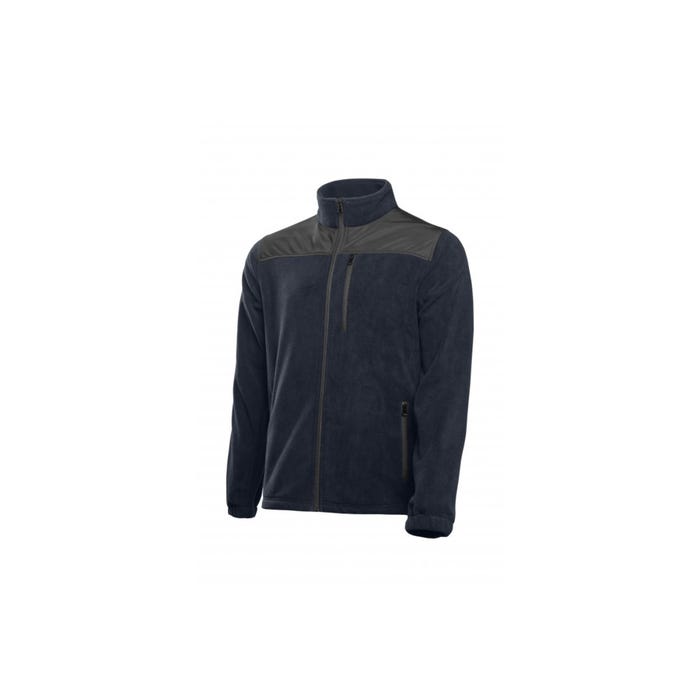 Bluza polarowa z OXFORDEM - HÖGERT EZRA, rozm. XL/54