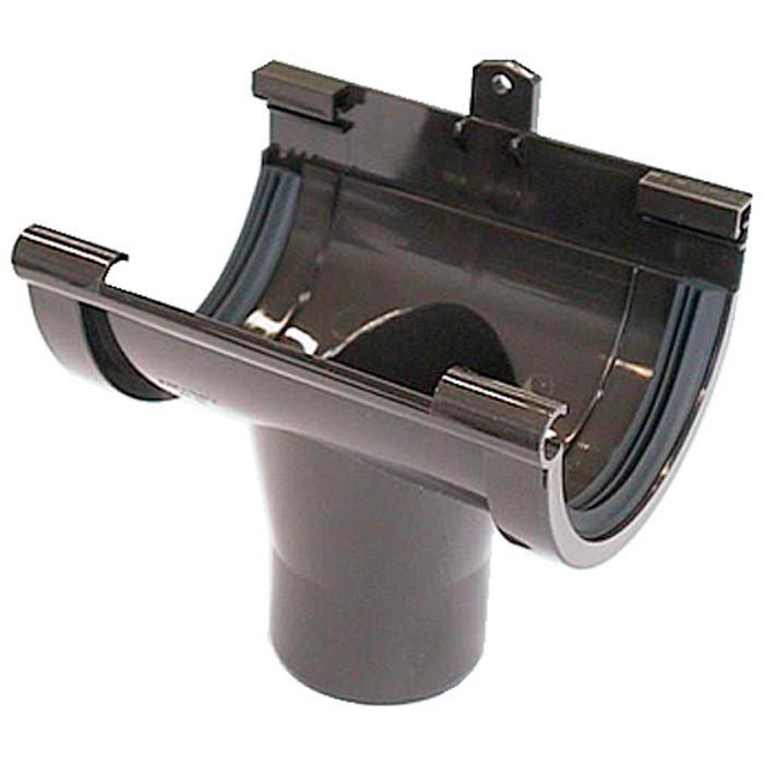 Lej spustowy centralny G80, brązowy PVC Scala Plastics