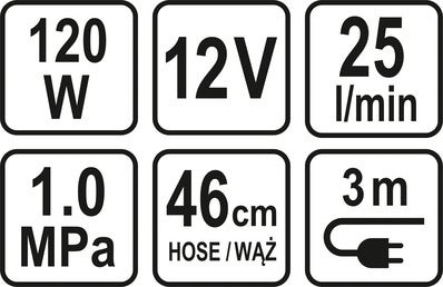 Kompresor samochodowy 12V 120W 82105 Sthor 4