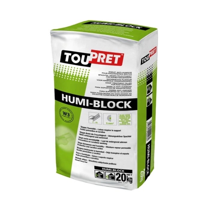 Szpachla naprawcza Toupret Humi Block 20kg