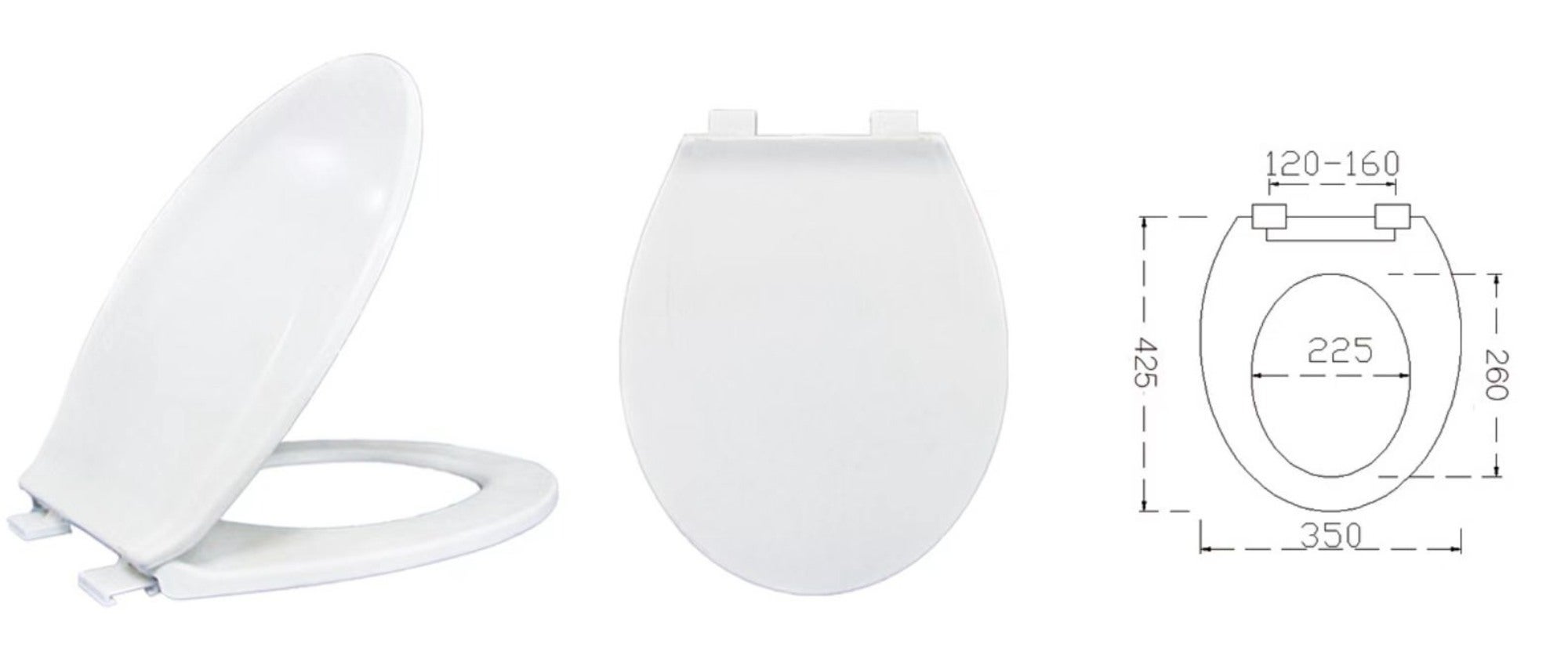 Deska WC Aveeo PPC biała 0