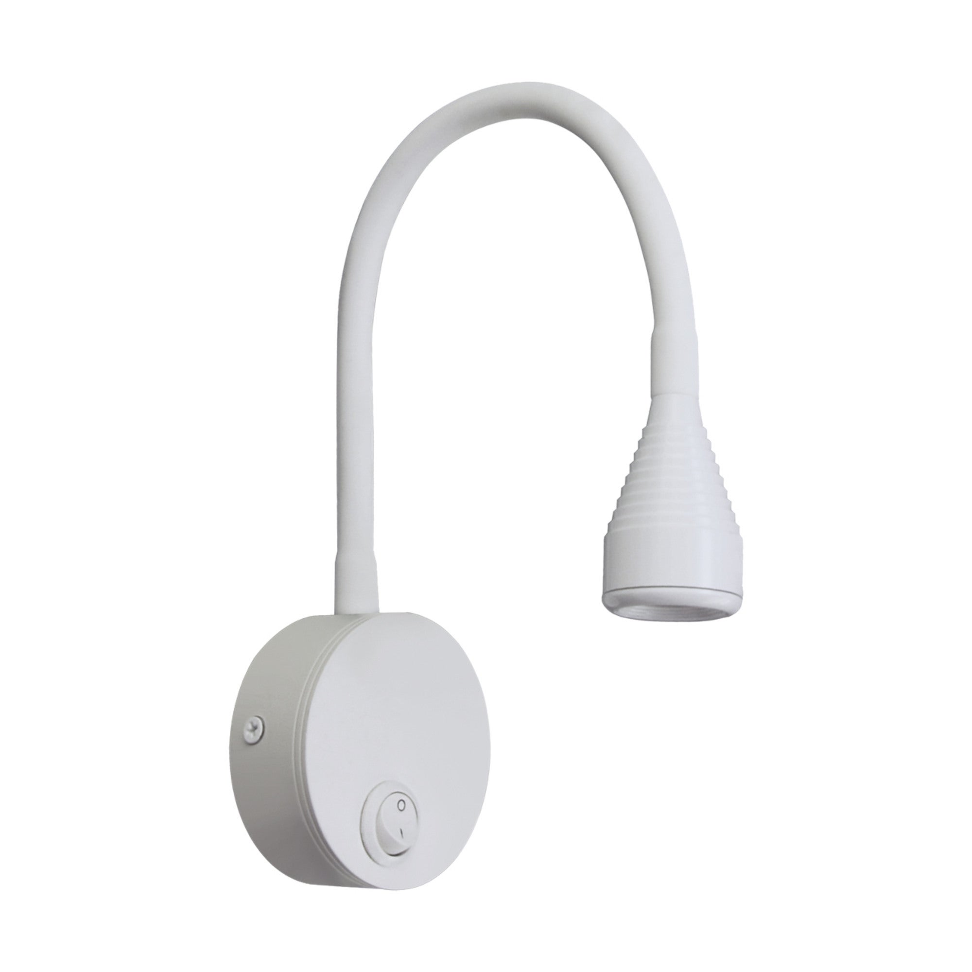 Kinkiet ścienny Pola 3,5W 245lm N/B z wyłącznikiem, biały 0