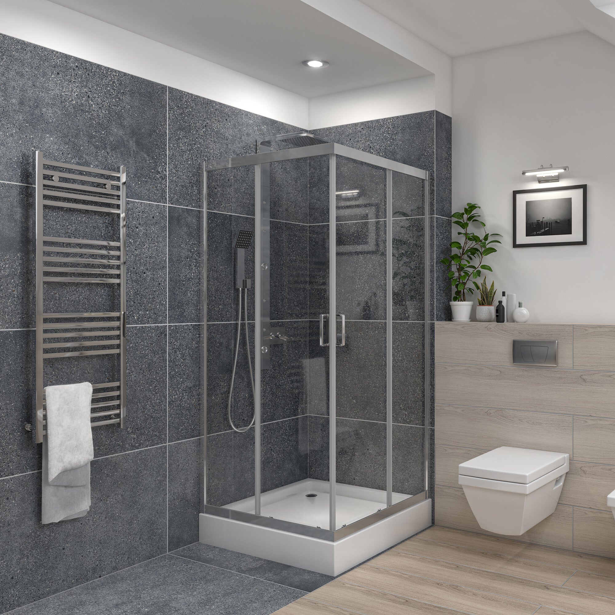 Kabina prysznicowa Kabi Hobby 80X80 cm HOBBY KW80 1