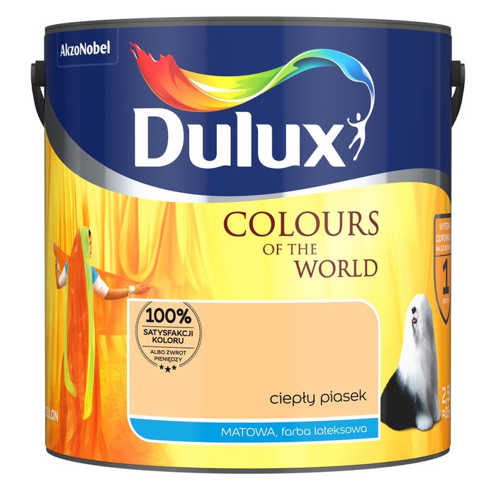Farba Dulux Kolory Świata ciepły piasek 2,5l