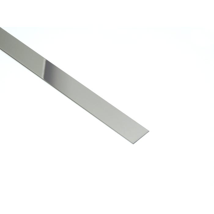 Płaskownik ozdobny ze stali nierdzewnej silver IM30 270 cm