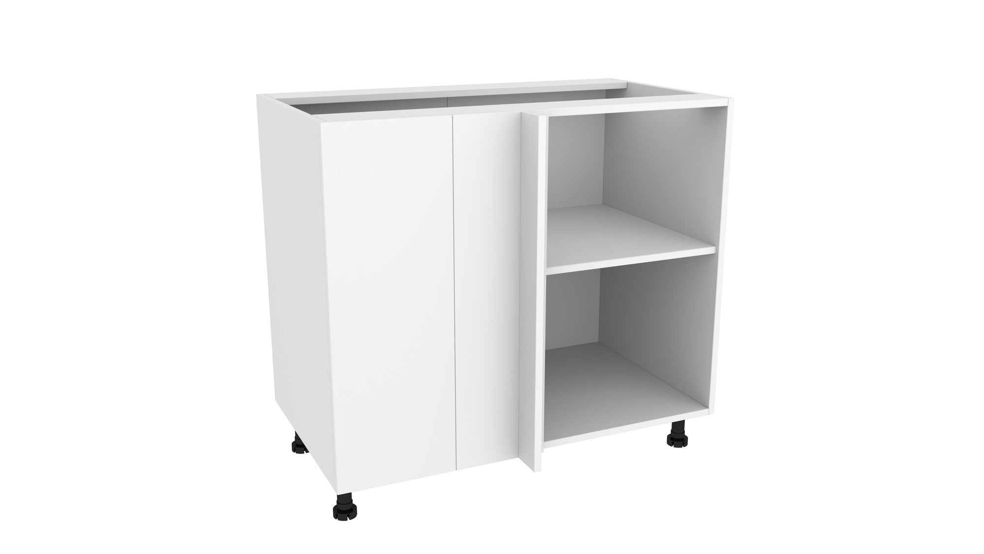 Korpus szafki kuchennej dolny narożnik biały 105cm