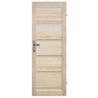 Skrzydło łazienkowe Genewa 60 prawe sosna surowa