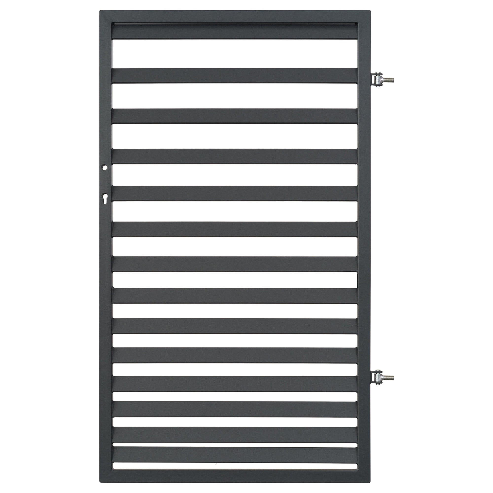 Furtka ogrodzeniowa Klara antracyt, 150x90 cm, prawa