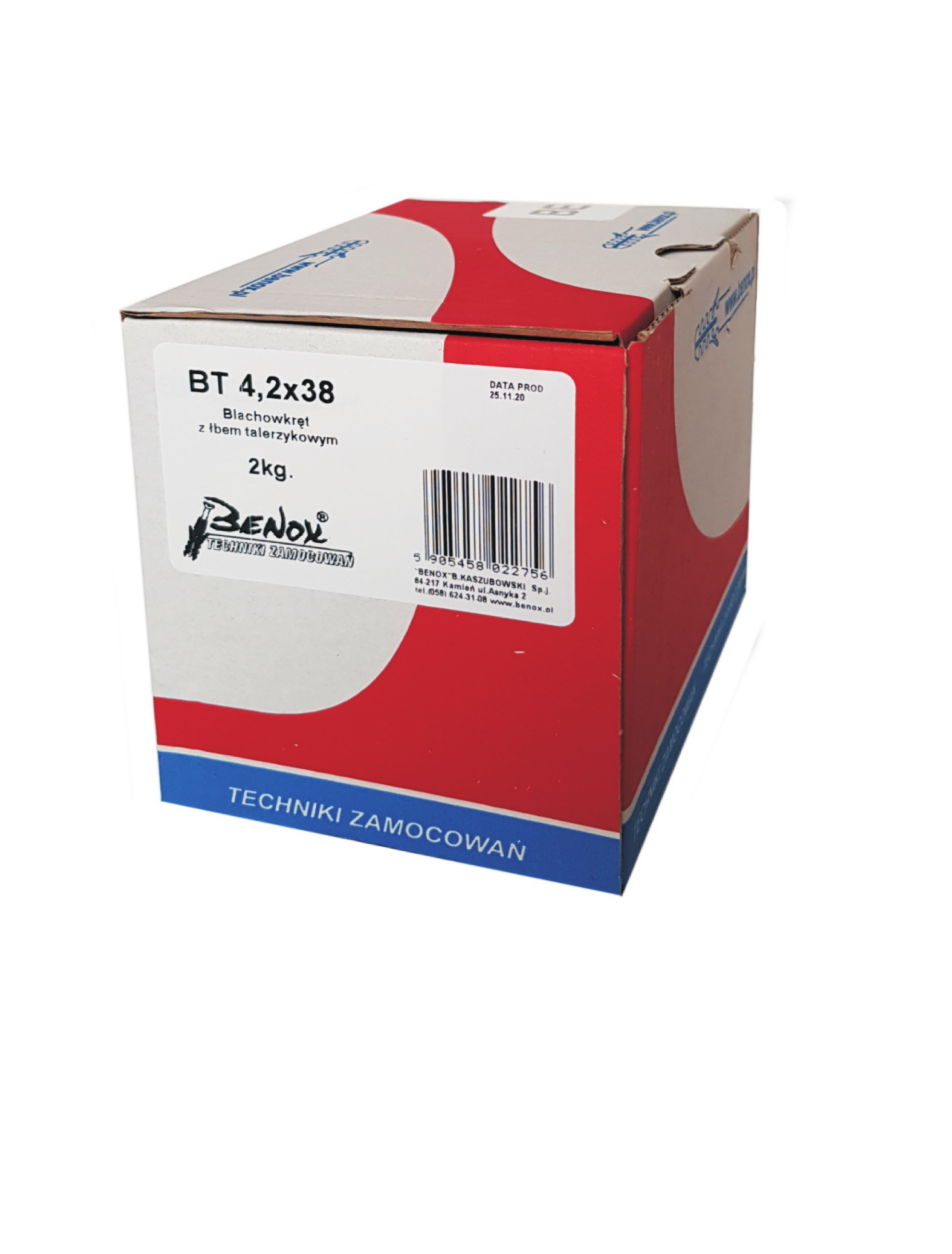 Wkręt podkładkowy 4.2x38 mm (2 kg) 2