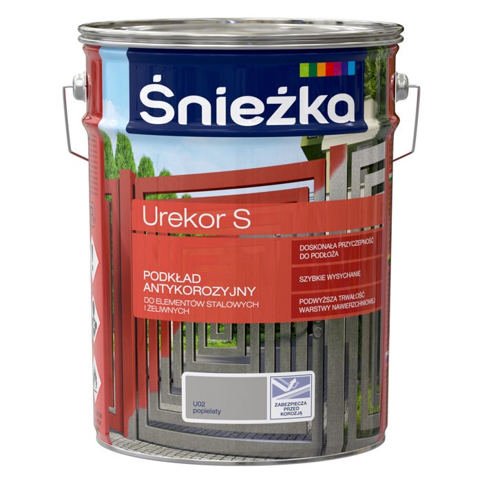 Podkład antykorozyjny Urekor S popielaty 5 l