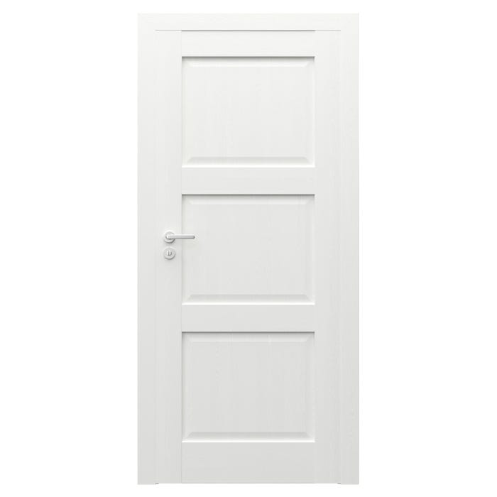 Skrzydło łazienkowe Balance D0 bezprzylgowe 90 prawe biały