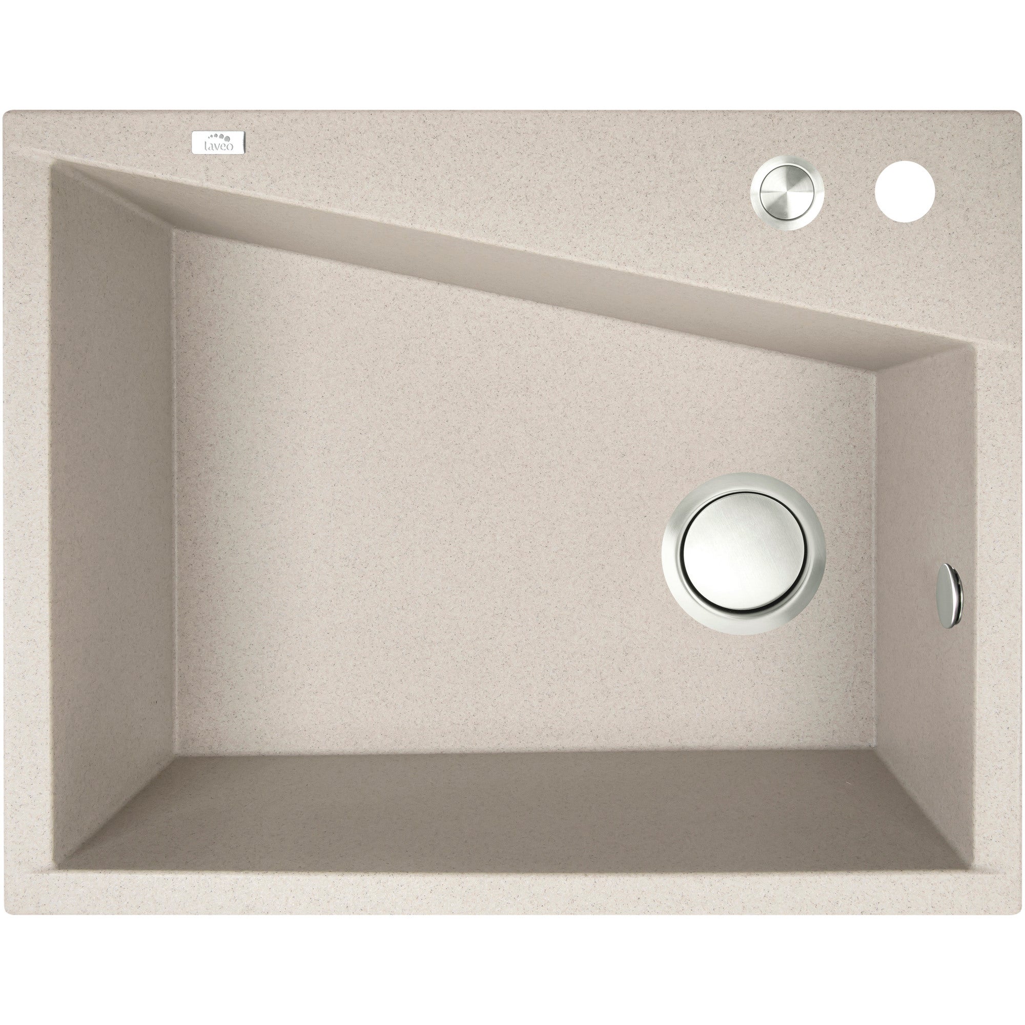 Zlewozmywak granitowy Laveo Grenada 48 x 60 cm 