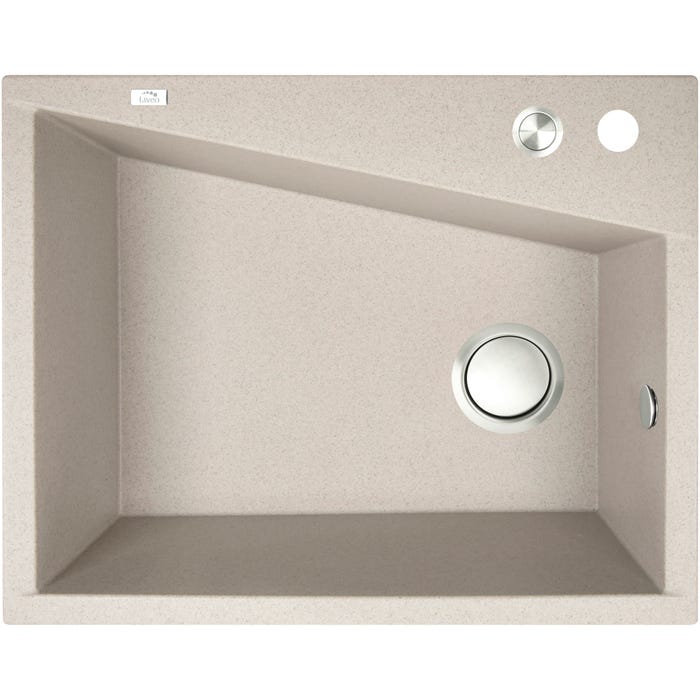 Zlewozmywak granitowy Laveo Grenada 48 x 60 cm