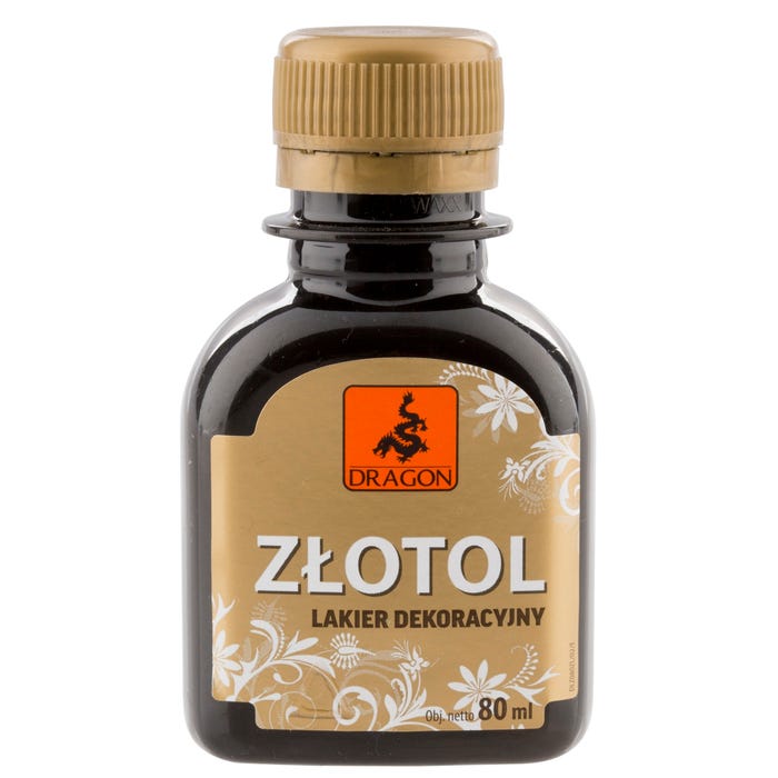 Lakier dekoracyjny Dragon Złotol 80ml