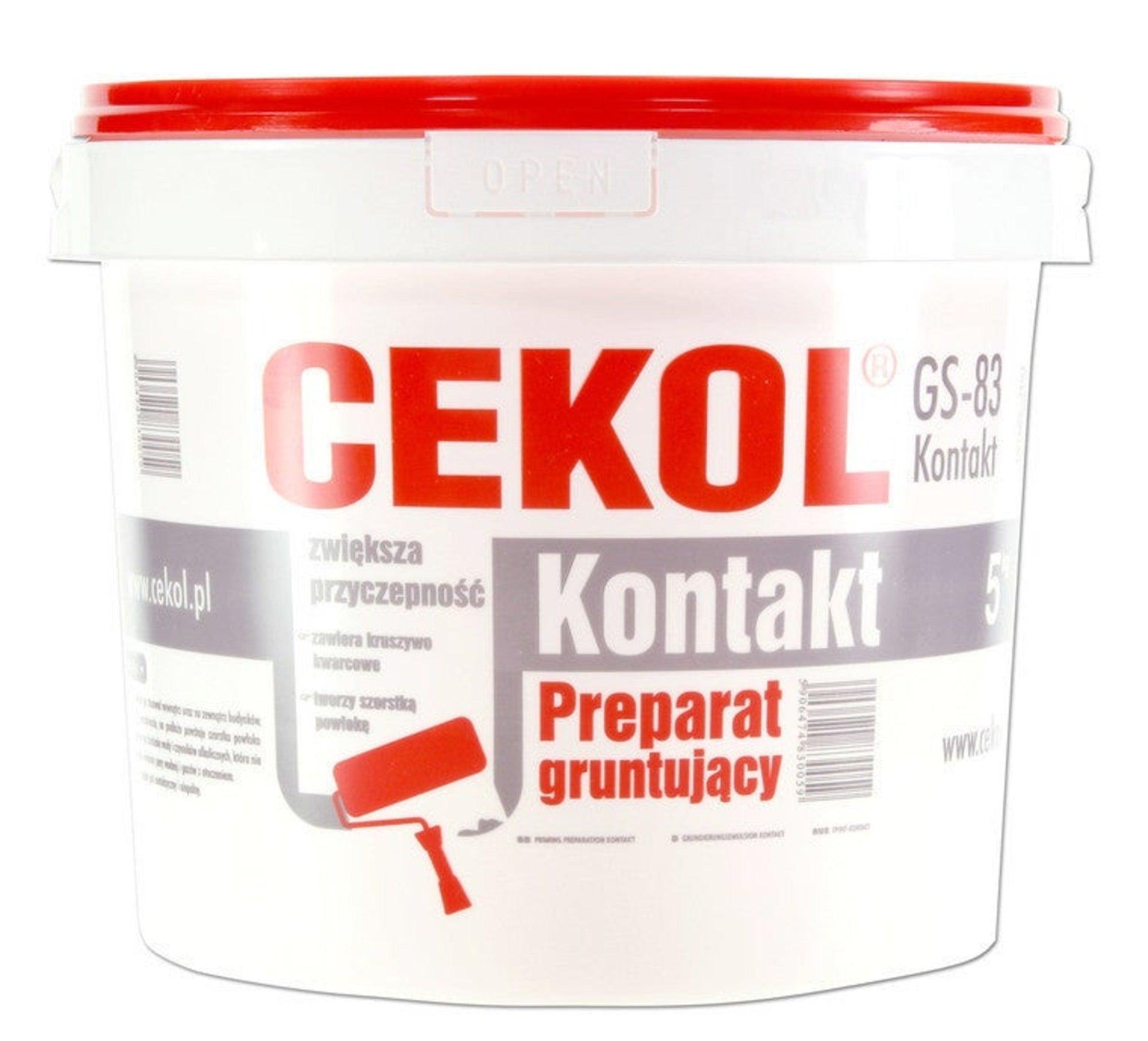 Preparat gruntujący Cekol GS-83 Kontakt 5 kg