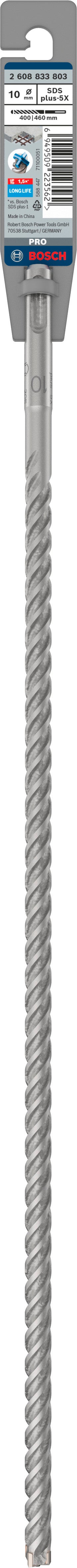 Wiertło SDS-Plus-5X 10x400x460 mm BOSCH 1