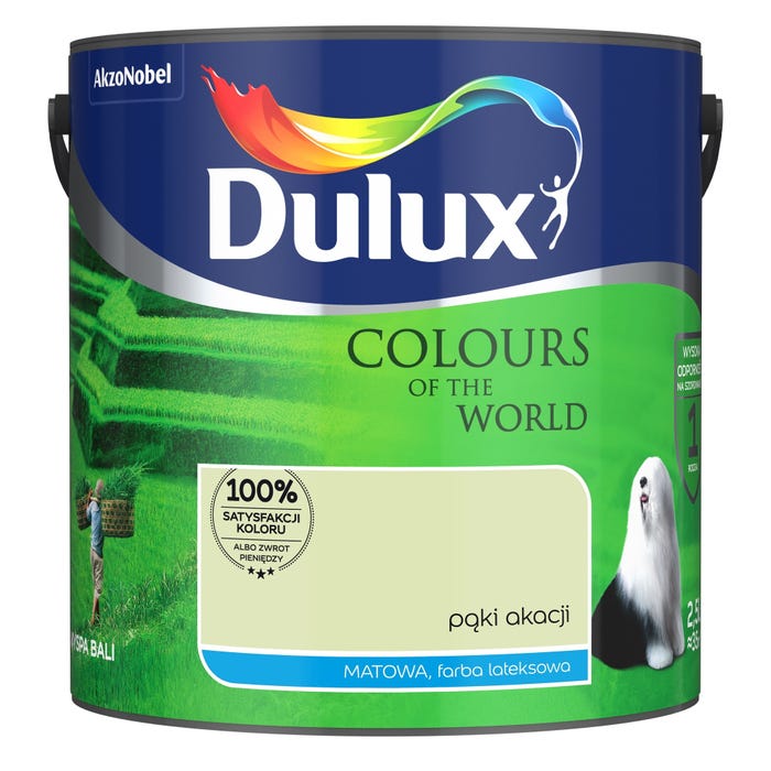 Farba Dulux Kolory Świata pąki akacji 2,5l