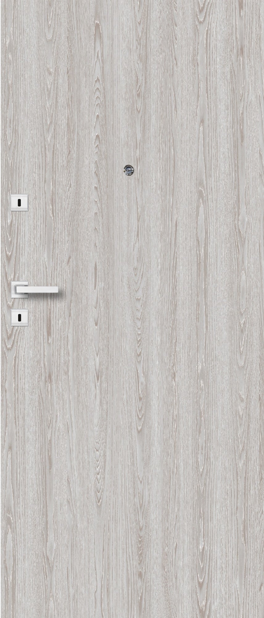 Drzwi wejściowe Dominos Set  90 cm prawe dąb szary 0