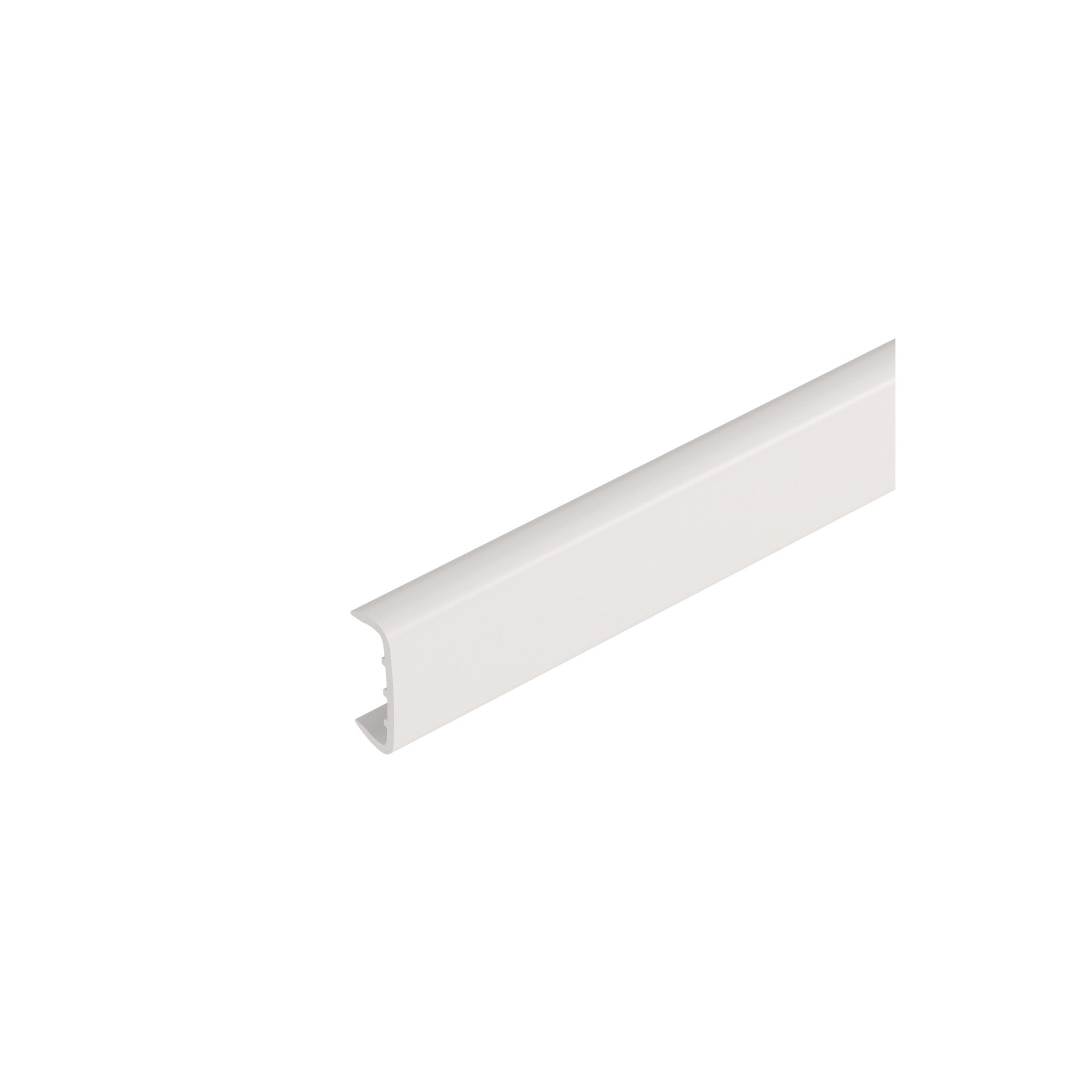 Profil meblowy PVC 18mm Cezar Biały RAL9003 mat 2,60m