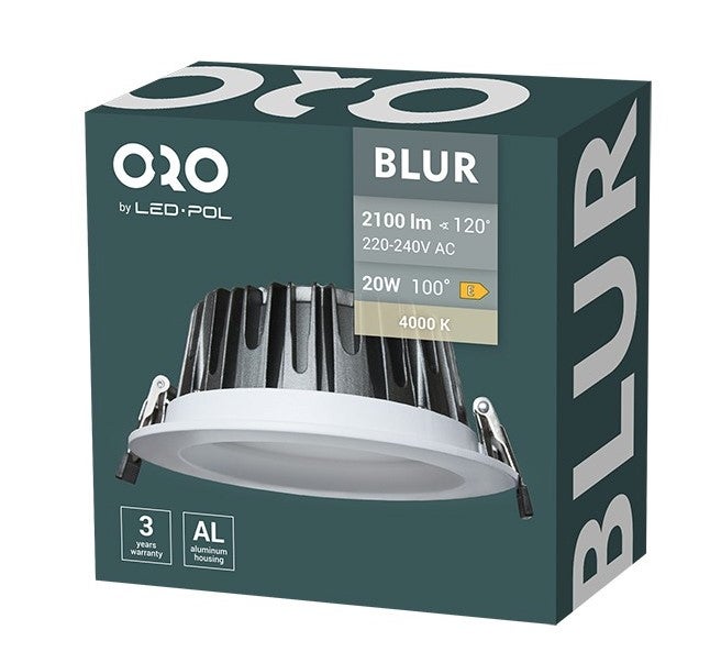 Oczko podtynkowe Blur 20W 1800lm 4