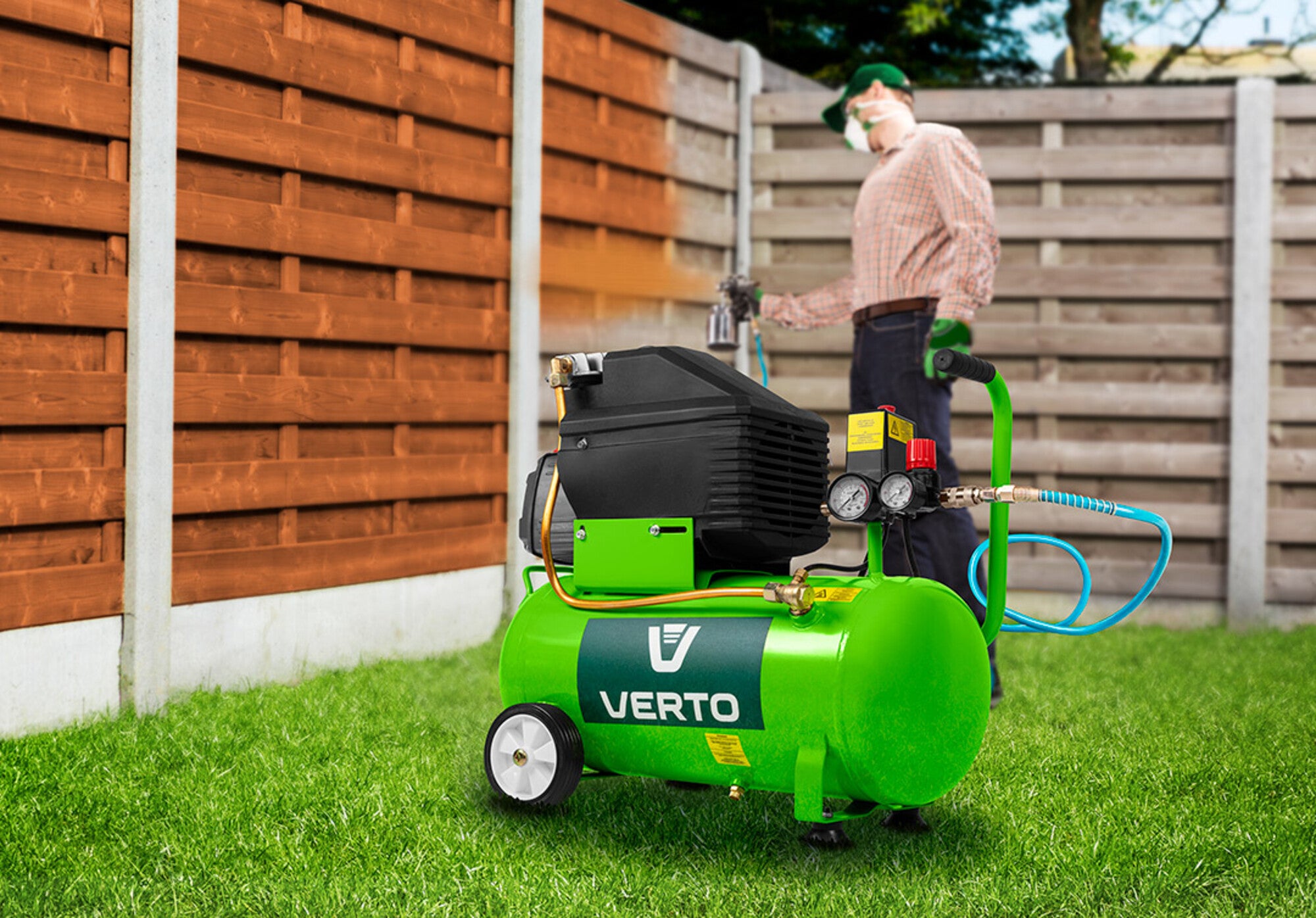 Kompresor olejowy 1,5kW 50L 73K004-1 Verto 1