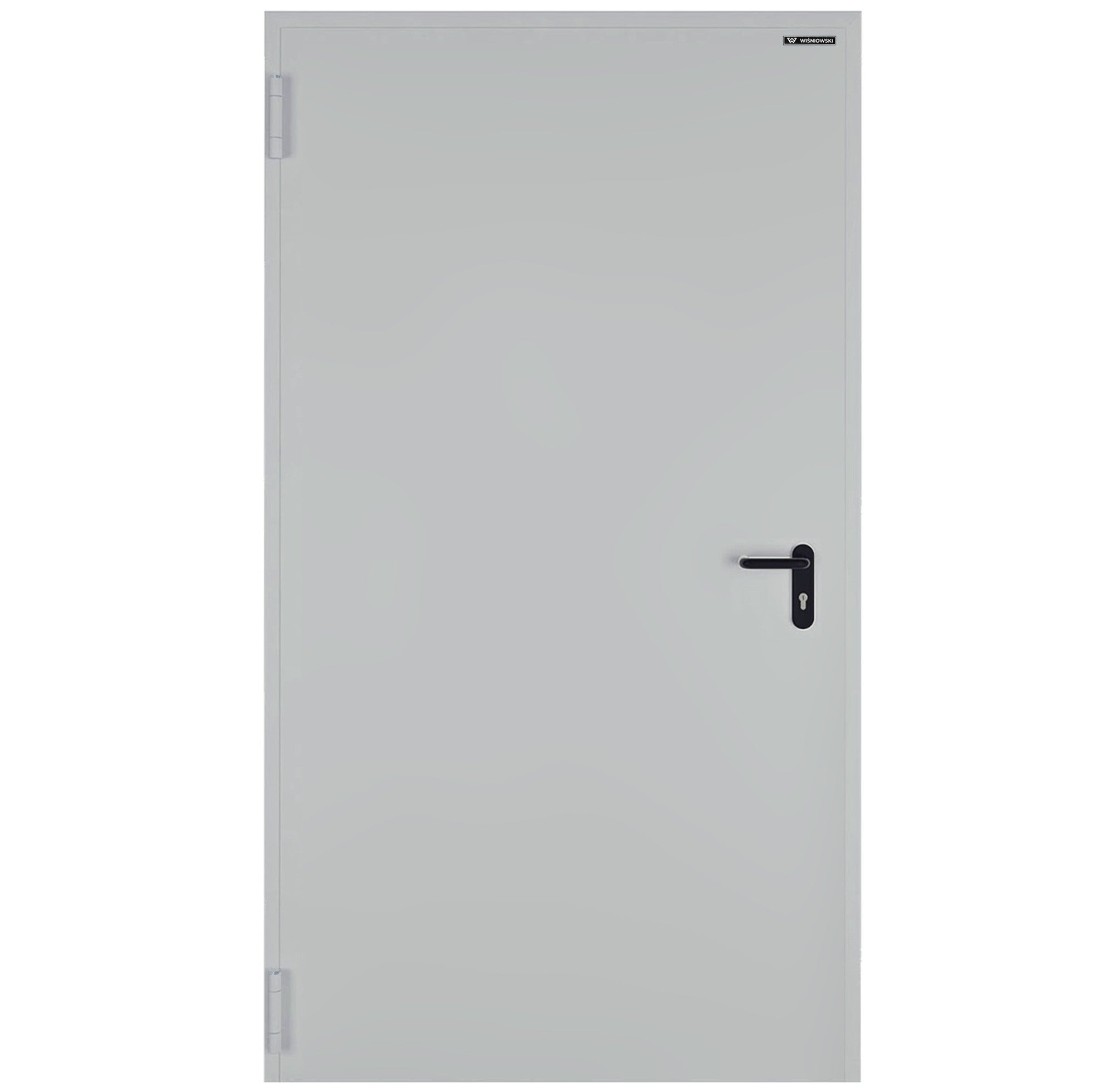 Drzwi techniczne Technical przeciwpożarowe EI60 90 lewe RAL 7035