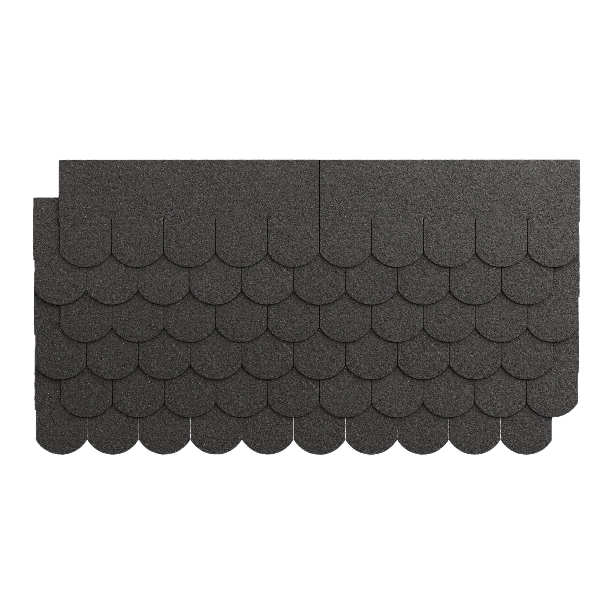 Gont bitumiczny karpiówka, Nexler grafitowy, 3 m2 wym. 80x32 cm