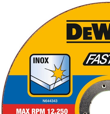 Tarcze do cięcia metalu / Inox 125x1x22,2 mm DeWalt, 100 szt. 2